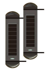 Solar Powered Wireless Infrared 3-Beam Motion Detectors