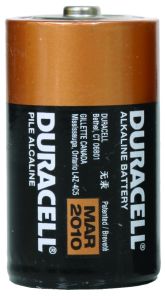 D Size Duracell Battery