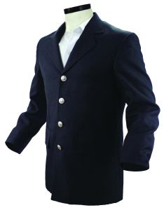 Elbeco 100% Polyester Top Authority 2 Pocket Single-Breasted Blouse Coats (Dark Navy)