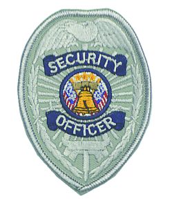 Security Officer Chest Emblem (Silver on Silver)