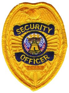 Security Officer Chest Emblem (Gold on Gold)