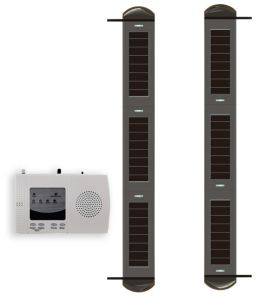 Solar Powered Wireless Infrared 6-Beam Motion Detectors & Receiver Complete Set