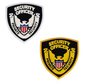 Reflective Private Security Officer Shoulder Patch