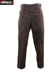 TekTwill&trade; Trousers Elbeco 65% Polyester 35% Cotton Brown