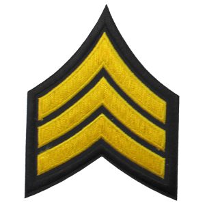 SGT Chevron (Gold on Black)