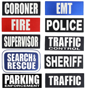 White Reflective Emblem