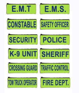 Removable Reflective Identifiers