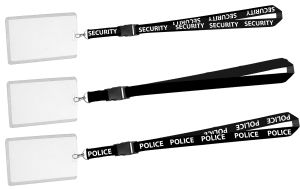 ID/Badge Lanyard with Plastic ID Holder