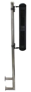 Mounting Pole for SOLAR POWERED WIRELESS INFRARED 3, 6 and 8-BEAM MOTION DETECTORS (Pair)