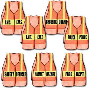 Reflective Emergency Vest (Orange)